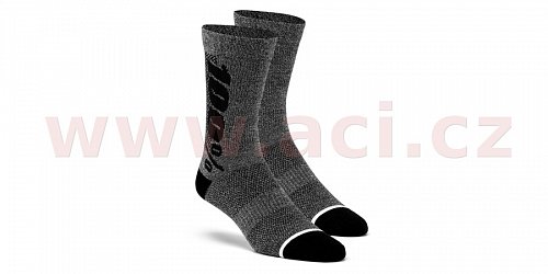 ponožky zateplené RYTHYM Merino vlna, 100% - USA (šedé)